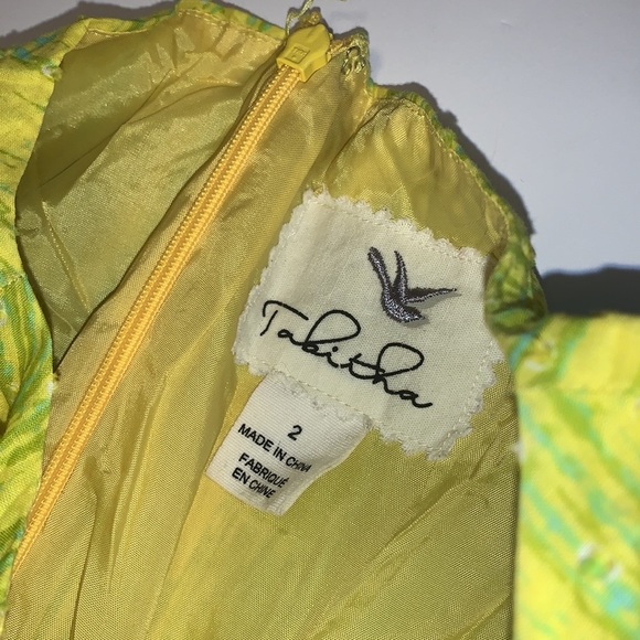 Anthropologie Maeve “Tabitha” Green and Blue Embroidered Dress - Women’s Size 2 - Picture 9 of 11